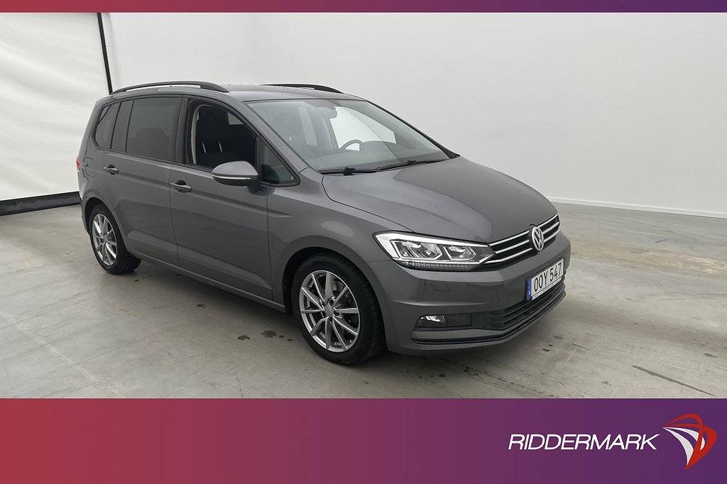 Volkswagen Touran TDI 115hk Pluspkt 7-Sits Värm Kamera Drag