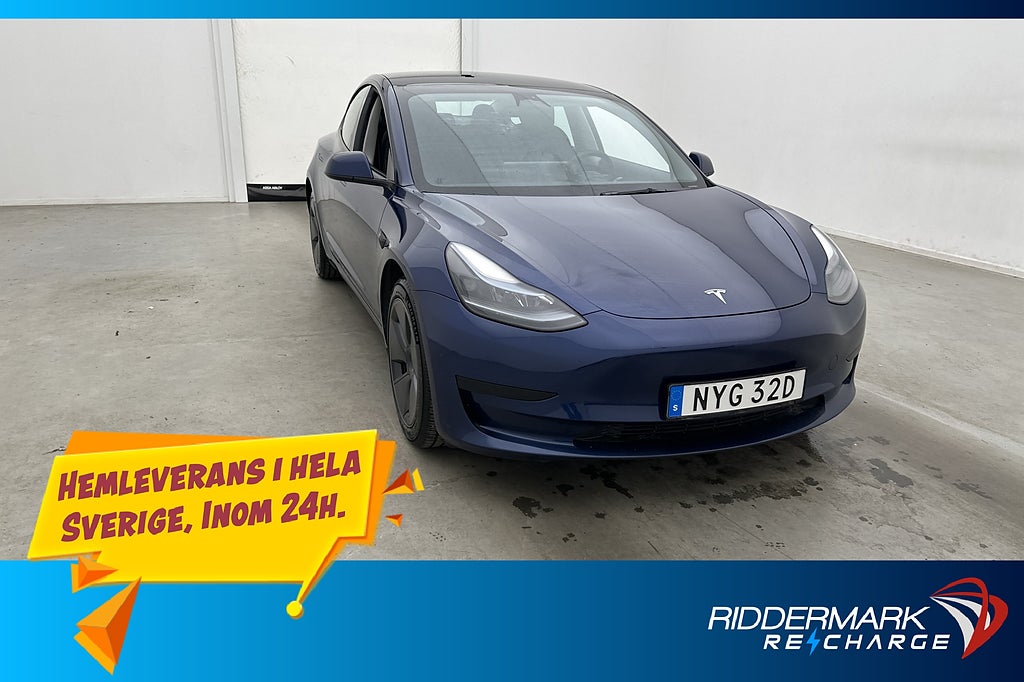 Tesla Model 3 Standard Range Autopilot Svensksåld MOMS