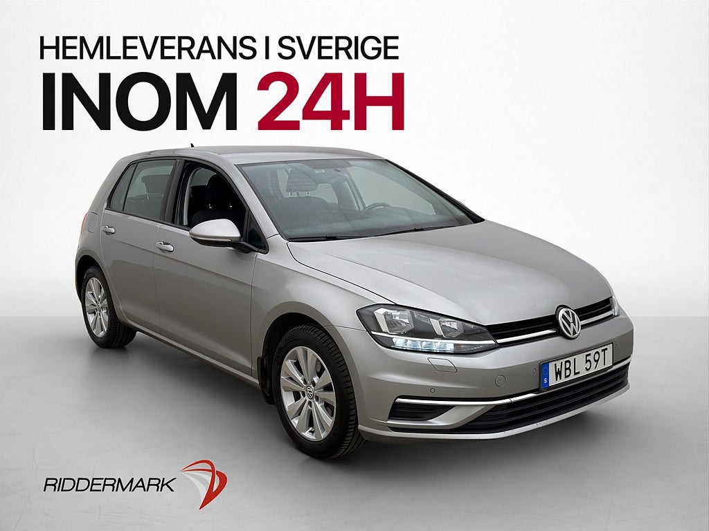 Volkswagen Golf 1.0 Adaptiv-f 360:- skatt 0.48 l/mi Sensorer