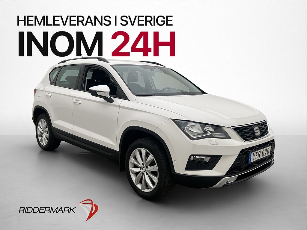 Seat Ateca 1.0 TSI 115hk Style Dragkrok Kamera CarPlay