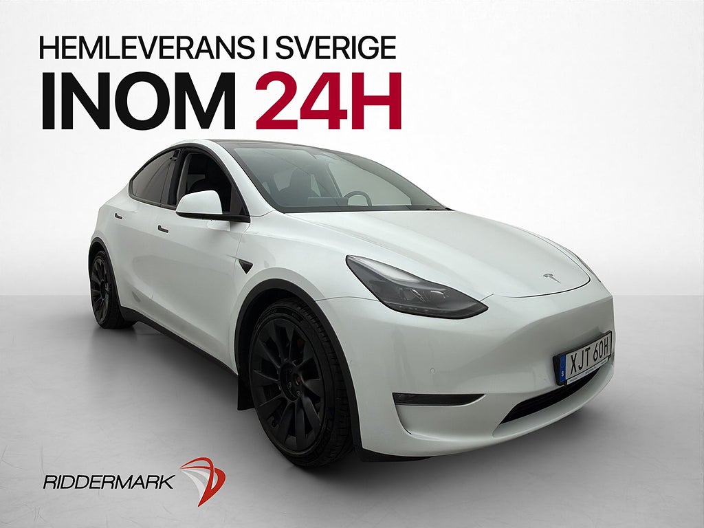 Tesla Model Y Long Range AWD Autpilot Värmepump Dragkrok