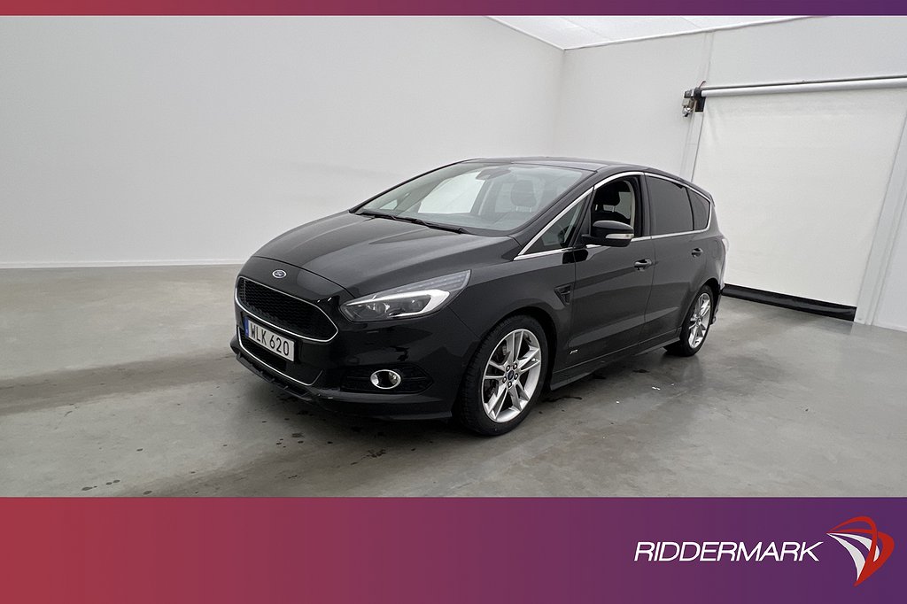 Ford S-Max 2.0 AWD 180hk Business 7-Sits Pano Kamera Navi