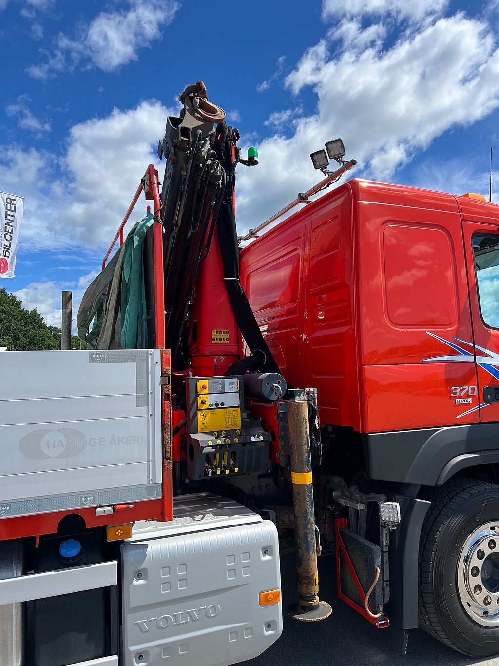 Volvo FM 370 4x2 Kranbil, Palfinger Kran, Euro 6