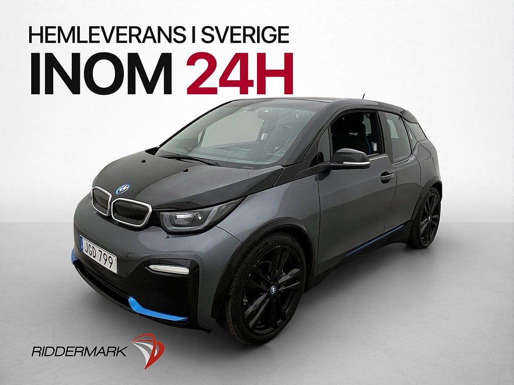 BMW i3s 94 Ah 183hk Comfort Advanced Värmepump Navi 20"