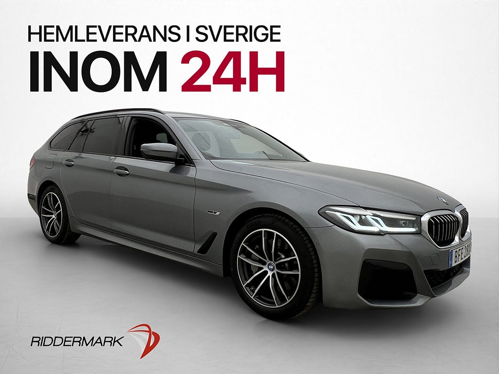 BMW 530e xDrive Touring M Sport HiFi HUD Skinn Kamera Drag