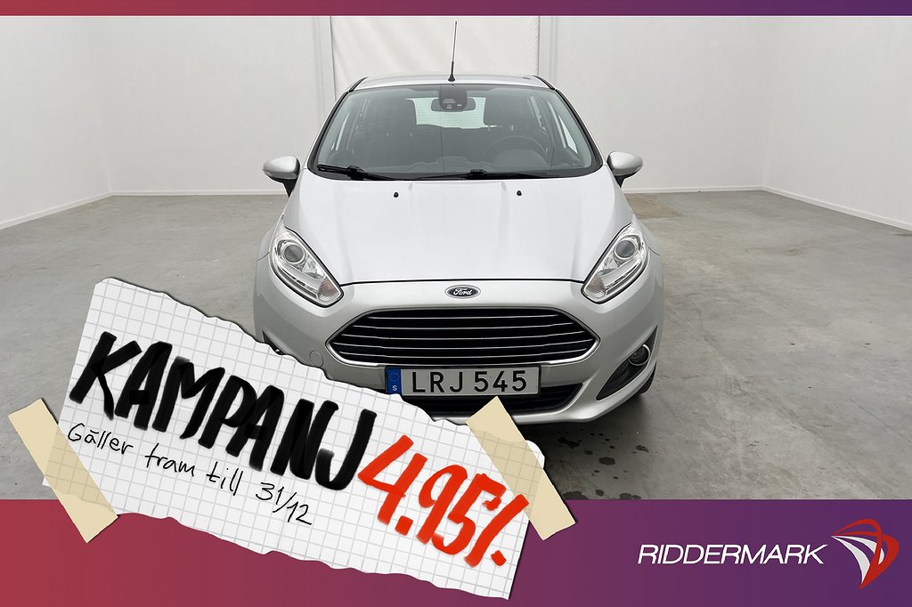 Ford Fiesta 80hk Titanium Farthållare 0,46l/m 4,95% Ränta