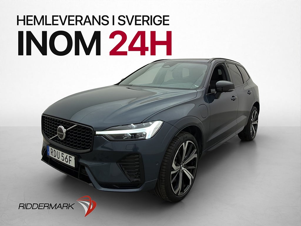 Volvo XC60 Recharge T6 AWD Plus Dark Pano Drag Skinn 360°
