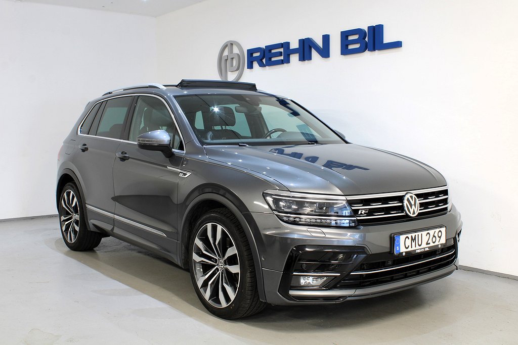 Volkswagen Tiguan 2.0 TSI GT R-line Värm Panorama Läder 180hk