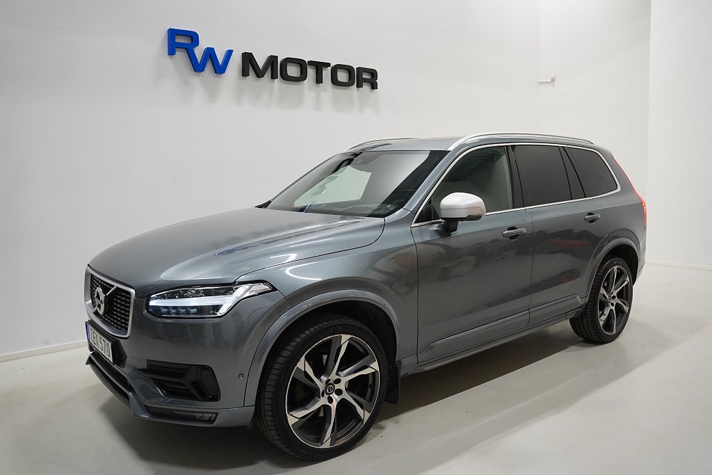 Volvo XC90 D5 240hk R-Design B&W HUD VOC Pano Luft 360° Läder 22"