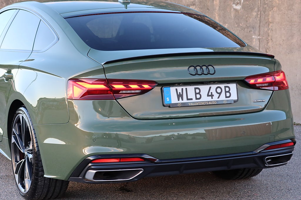 Audi A5 45 TFSI Quattro S-Line Edition One B&O Värmare Matrix