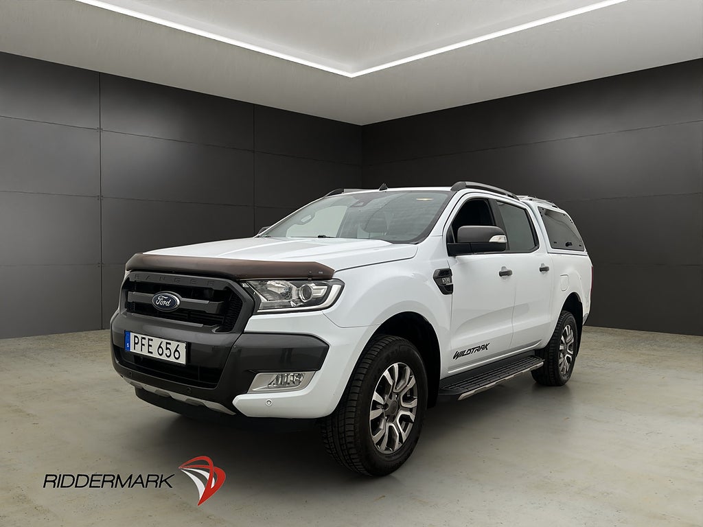 Ford ranger Wildtrak 3.2 4x4 Värm Drag Kamera CARPLAY Moms