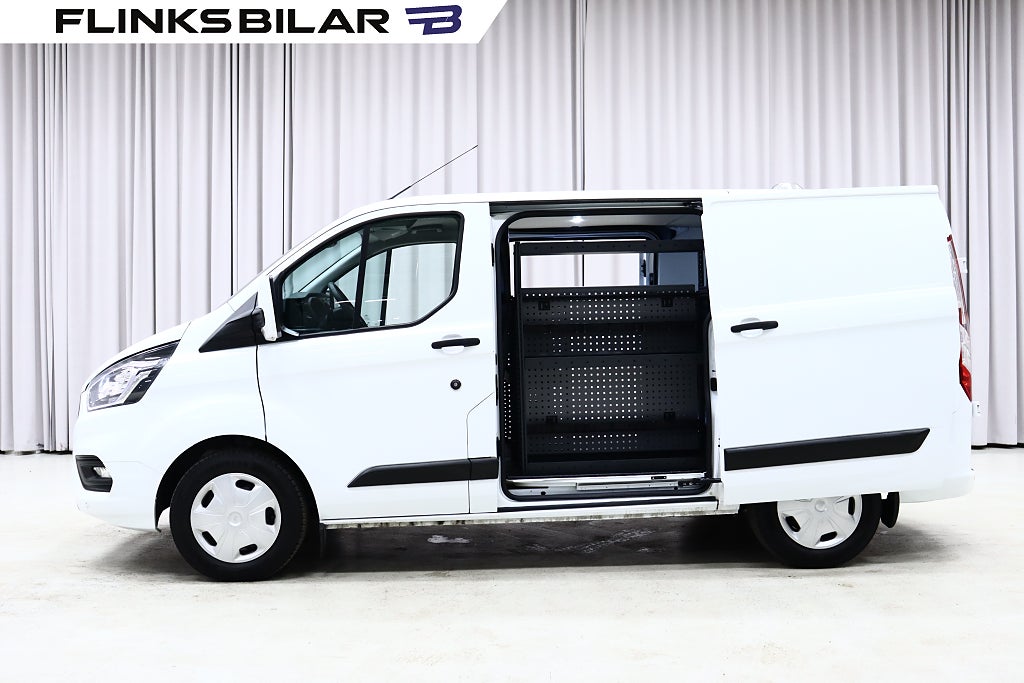 Ford transit Custom 130HK Automat|Inredd|Dubbeldörr|SeUtr!