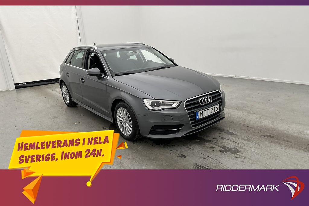 Audi A3 1.6 TDI Attraction Bluetooth P-Sensorer 0.34 L/Mil