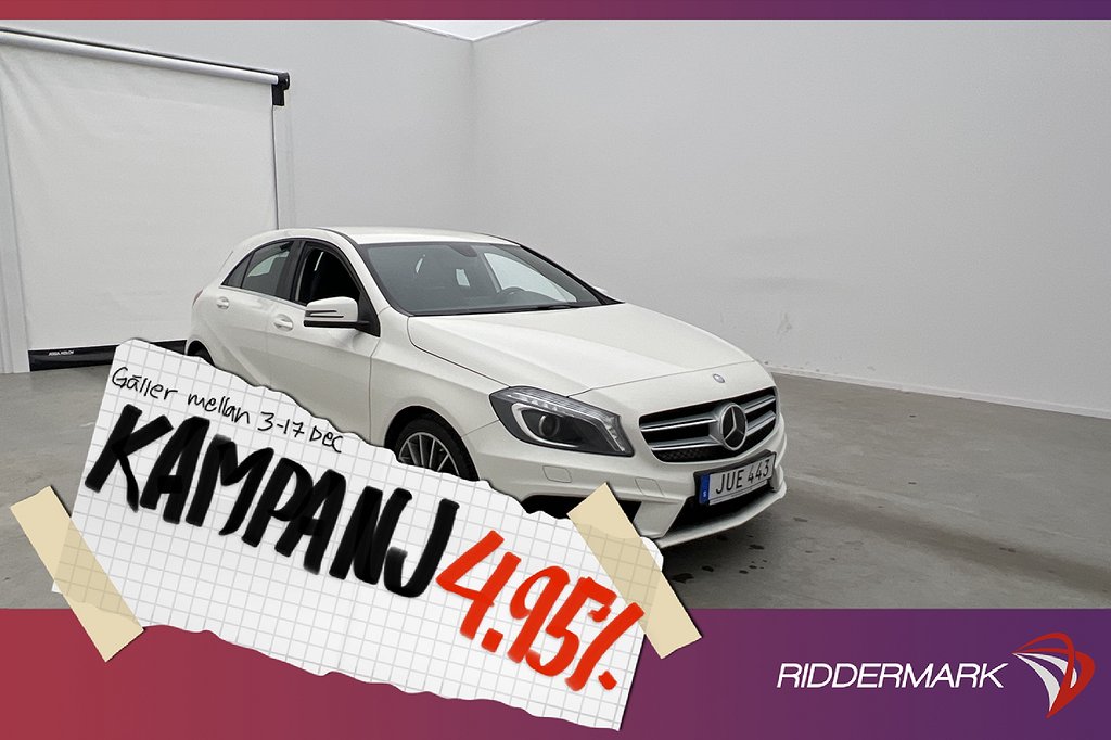 Mercedes-Benz A 180 CDI 109hk AMG M&K-Värmare 4,95% Ränta