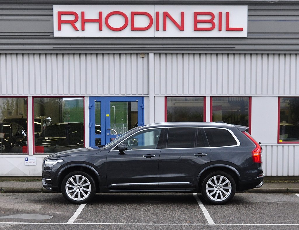 Volvo XC90 D5 AWD Automat Inscription Drag 7-sits GPS Skinn