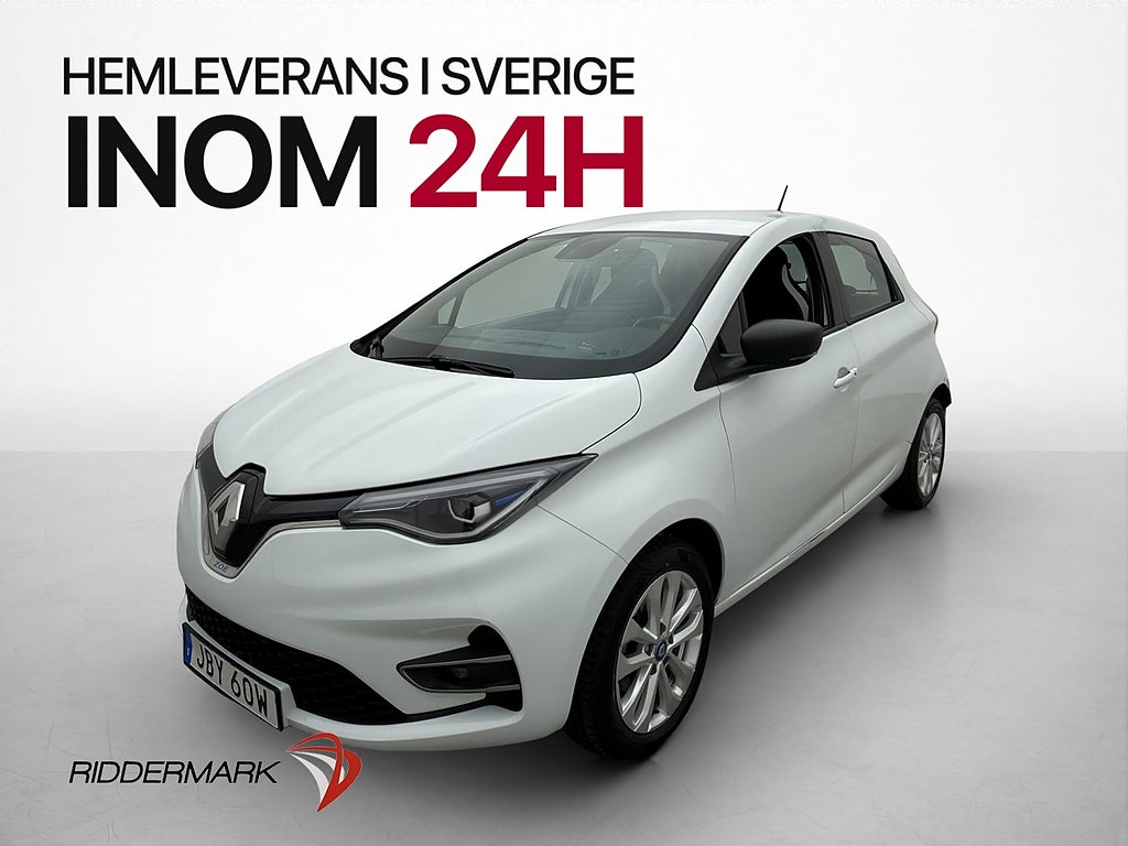 Renault Zoe R110 52 kWh 109hk FRIKÖPT BATTERI Rattvärme