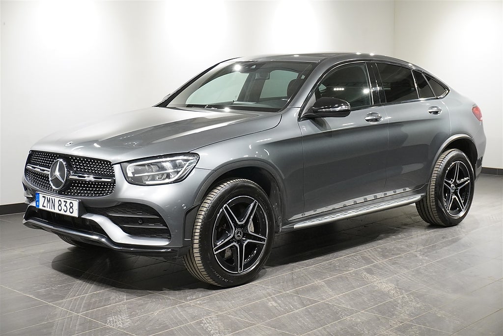 Mercedes-Benz GLC 2,95% ränta 300 DE Coupé 4Matic AMG Line Drag B-Kamera