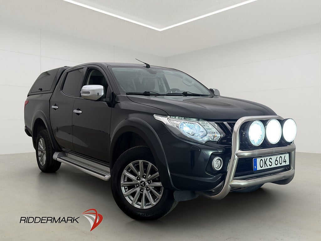 Mitsubishi L200 Premium 2.4 4WD Värmare Drag Diff Skinn Kåpa
