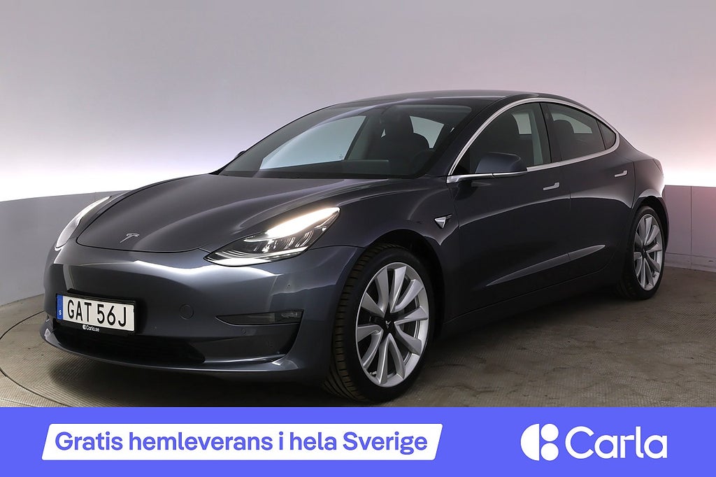 Tesla Model 3 Long Range AWD Autopilot 19" Panorama Drag