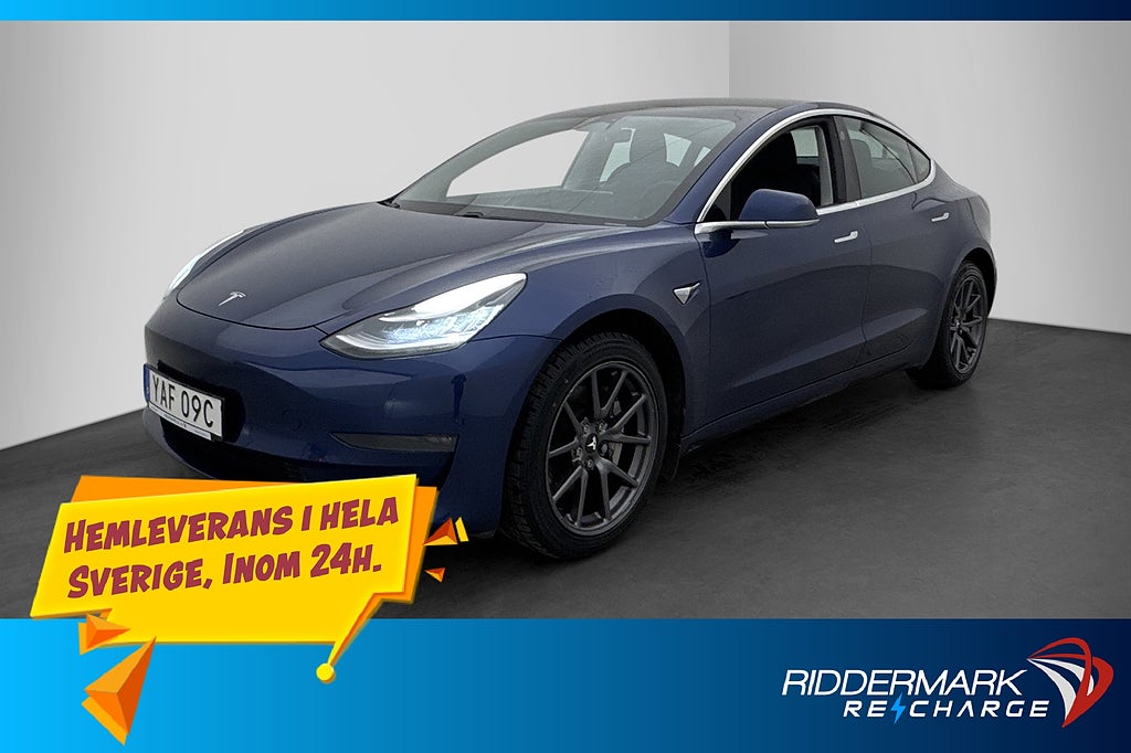 Tesla Model 3 Long Range AWD Autopilot Panorama Svensksåld