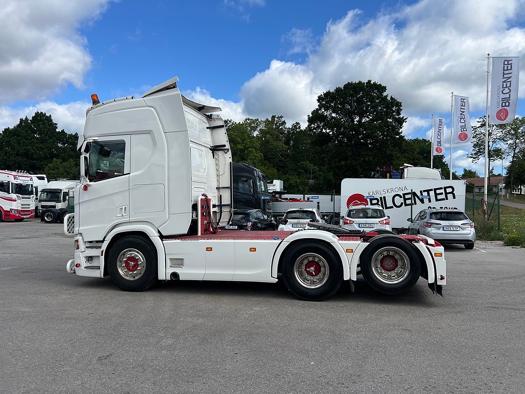 Scania R500 6x2 Dragbil Retarder, Klädd hytt, Full Boggie