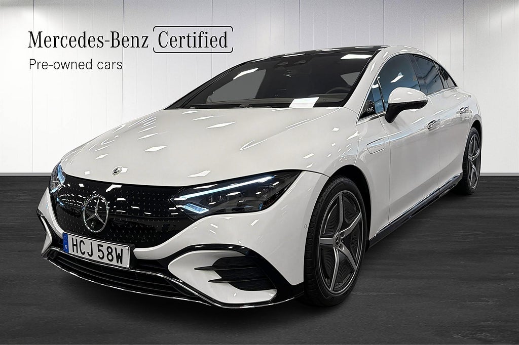 Mercedes-Benz EQE 350+ AMG Drag Panorama Burmester Distronic Rattvärme