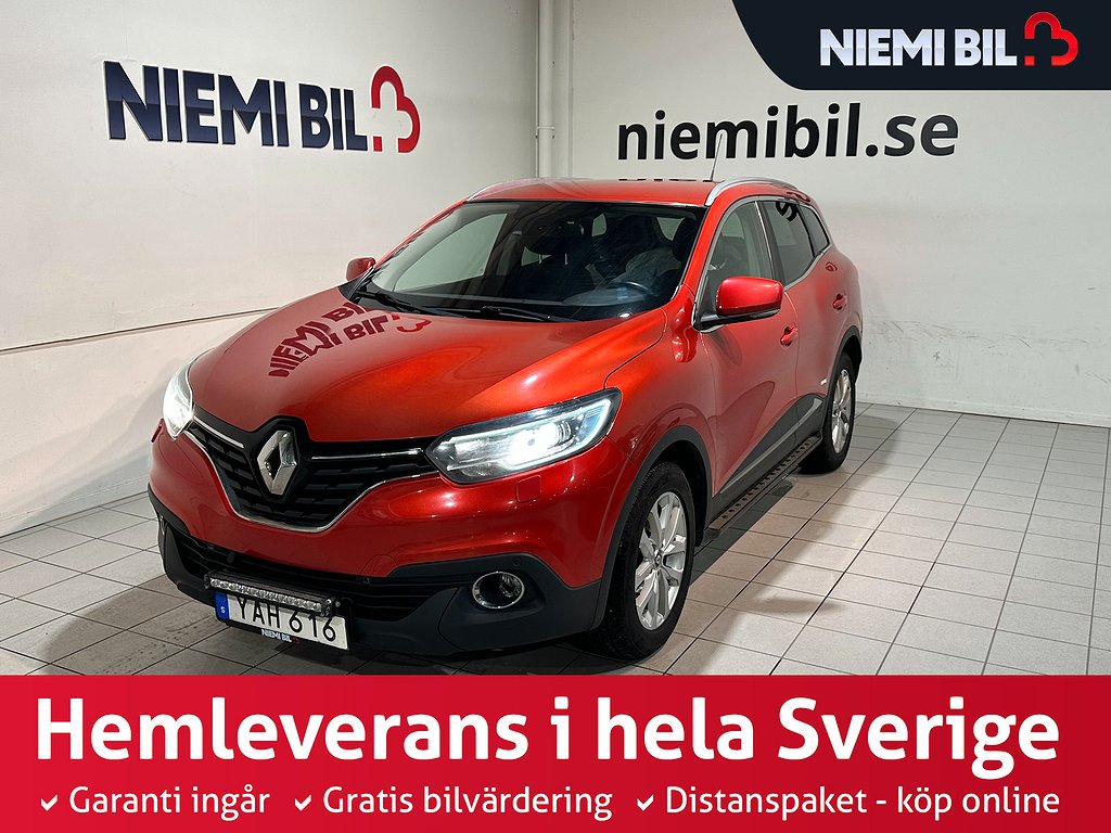 Renault Kadjar 1.6 4WD LIMITED Drag Psens LED ramp Mvärm SoV