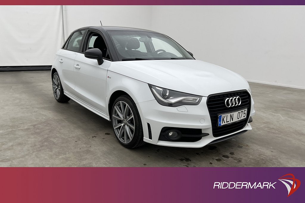 Audi A1 Sportback TFSI 86hk S-Line BT Farthållare Välservad