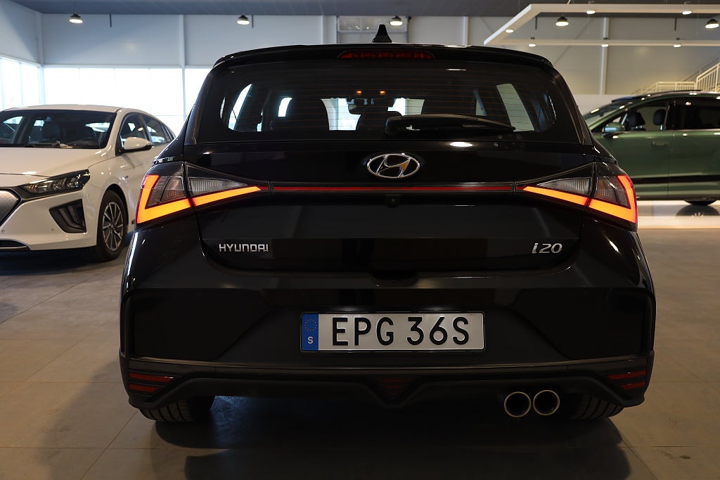 Hyundai i20 1,0 T-GDI iMT 48V MHEV N-Line 120hk Keyless Kamera 2022