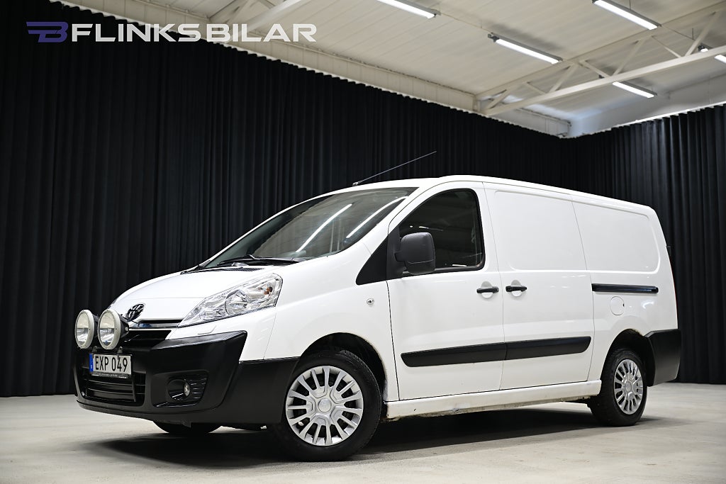 Toyota ProAce 2.0 D-4D 128HK Lång|Drag|Dubbeldörr|M/K-Värmare