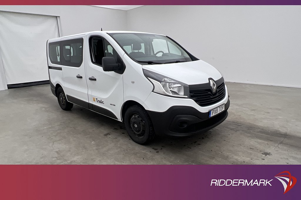 Renault trafic Kombi Värmare Dragkrok PDC 9-sits 0.66L/Mil