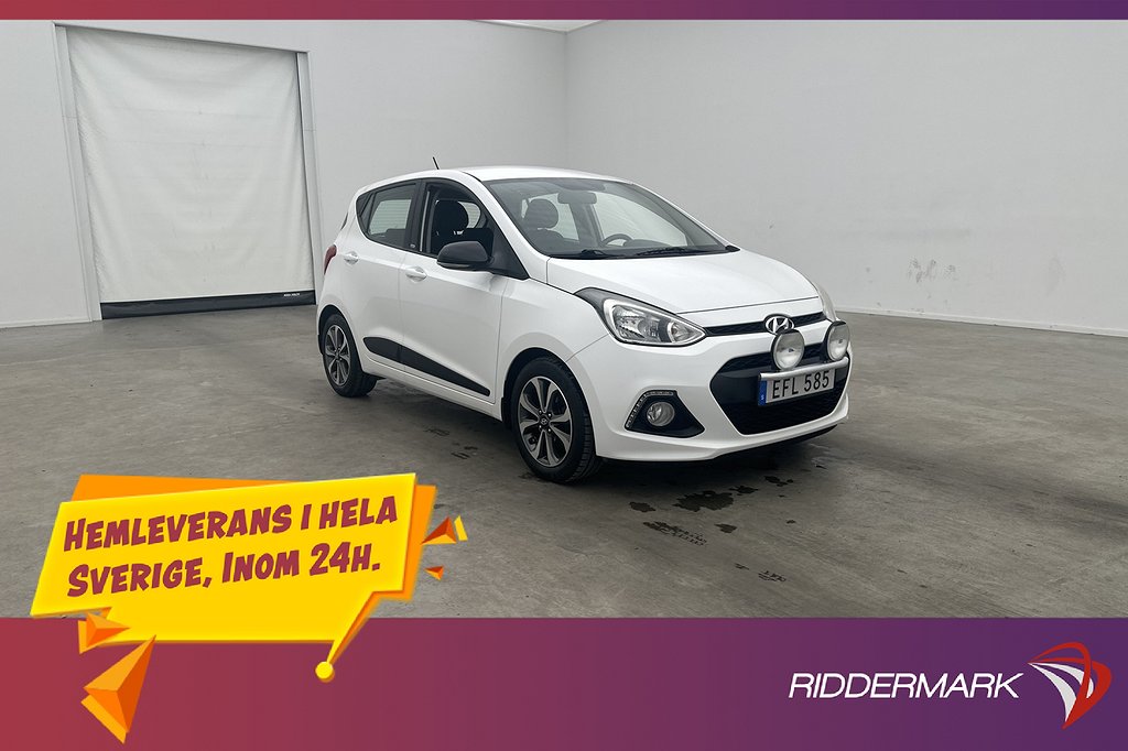 Hyundai i10 67hk Black Line P-Sensorer Extra-Ljus Rattvärme