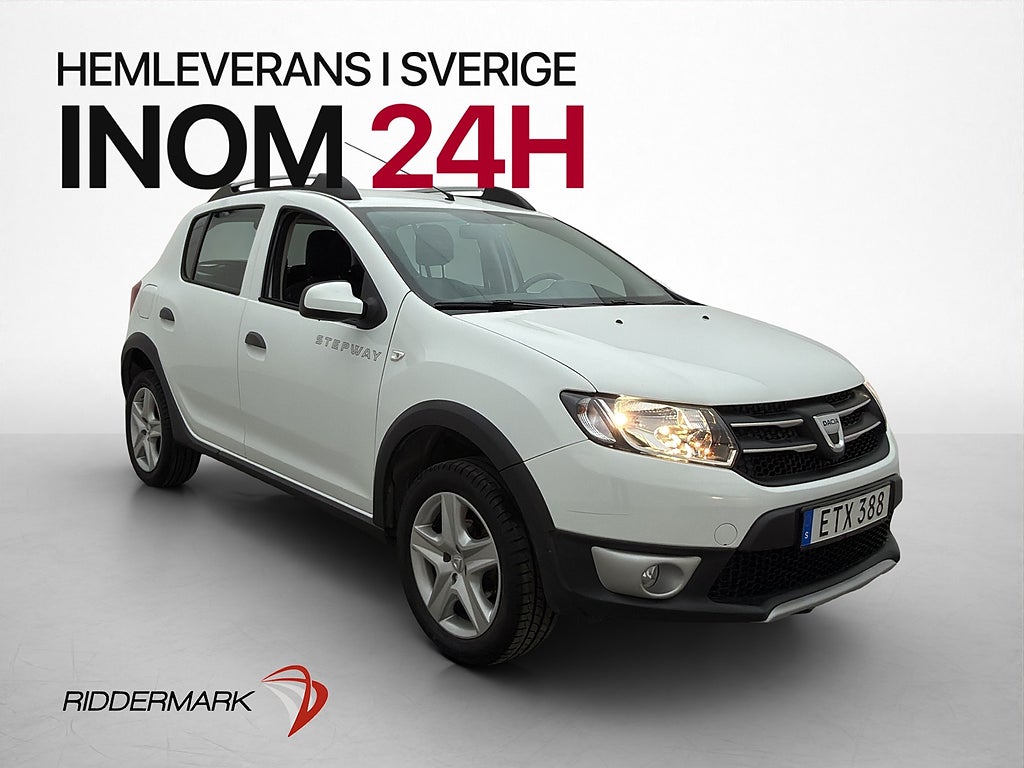 Dacia Sandero Stepway TCe 90hk Navi P-Sensorer Farthållare