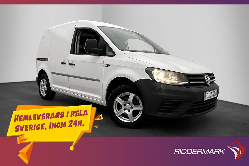 Volkswagen Caddy 2.0TDI Värmare Dragkrok V-Inredd Moms