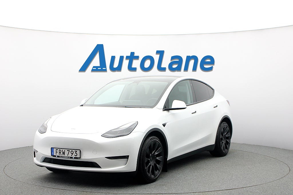 Tesla Model Y Long Range AWD Dragkrok,Pano,GPS,19" 514hk