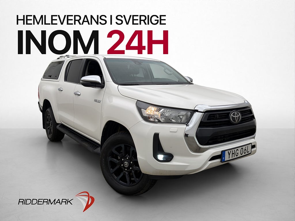 Toyota Hilux Hero 2.4 AWD M/K-Värmare Drag Diff Kåpa Moms