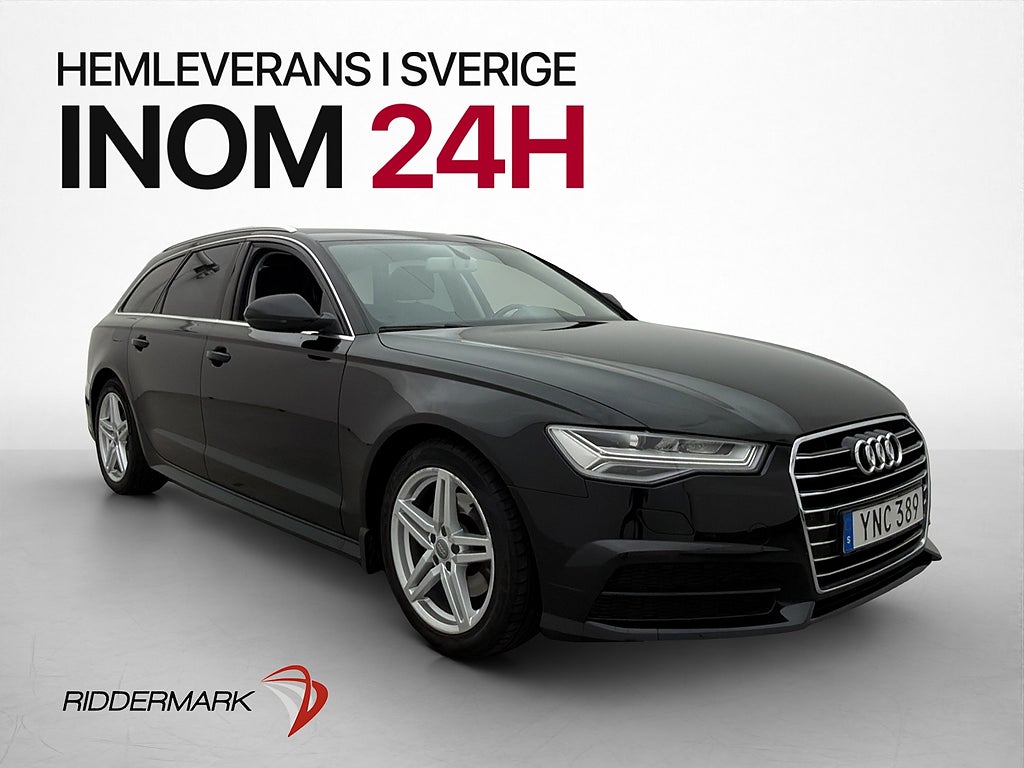 Audi A6 2.0 TDI 190hk Navi Matrix D-Värm Drag
