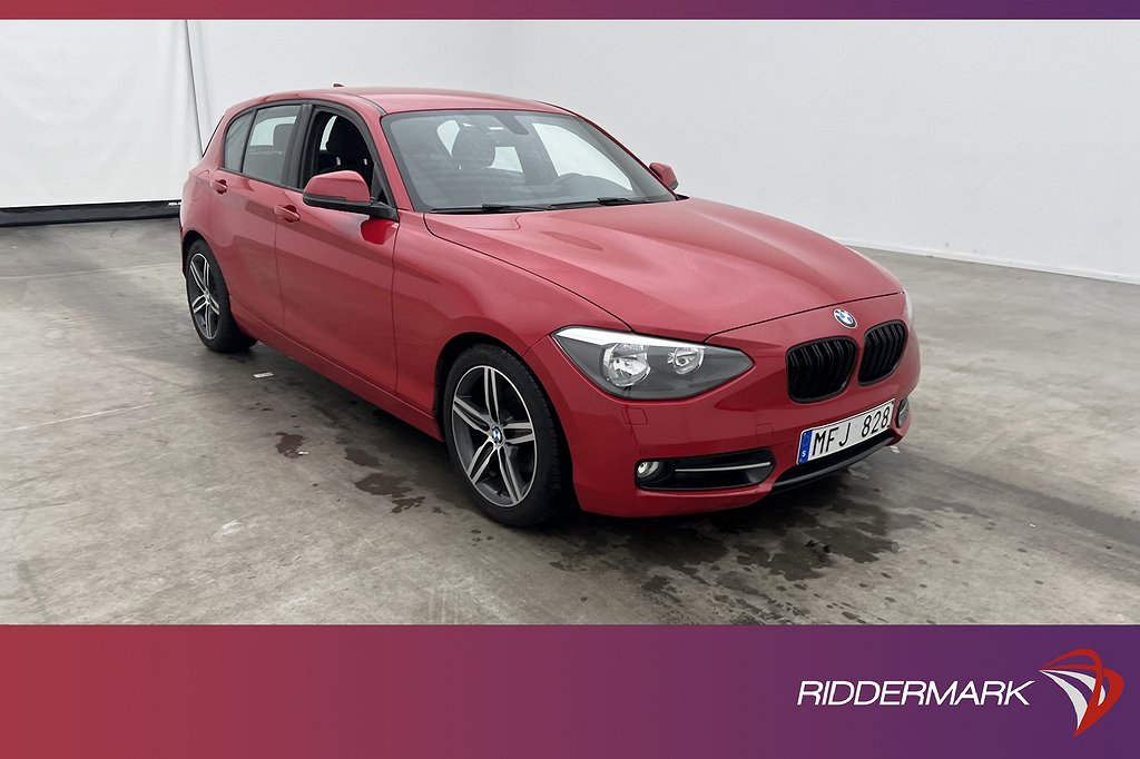 BMW 120 d 184hk Sport line HiFi Navi M&K-Värmare Sensorer