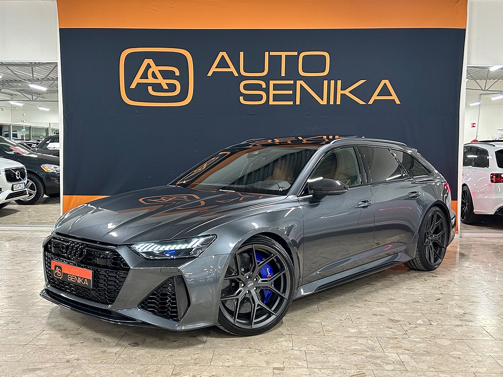 Audi RS6 860HK Keramiska B&O Pano 360° Carbon Luft Värmare