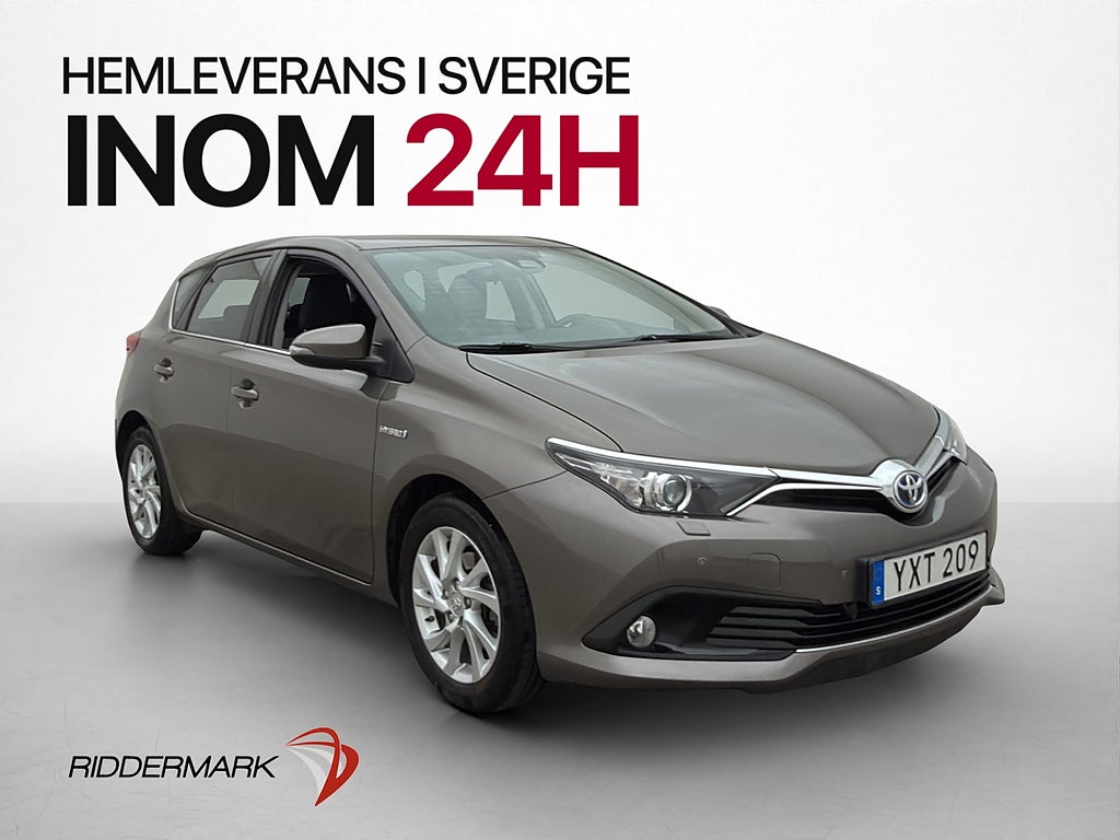 Toyota Auris Hybrid e-CVT 136hk Kamera Tyg (0.41 l/mil)