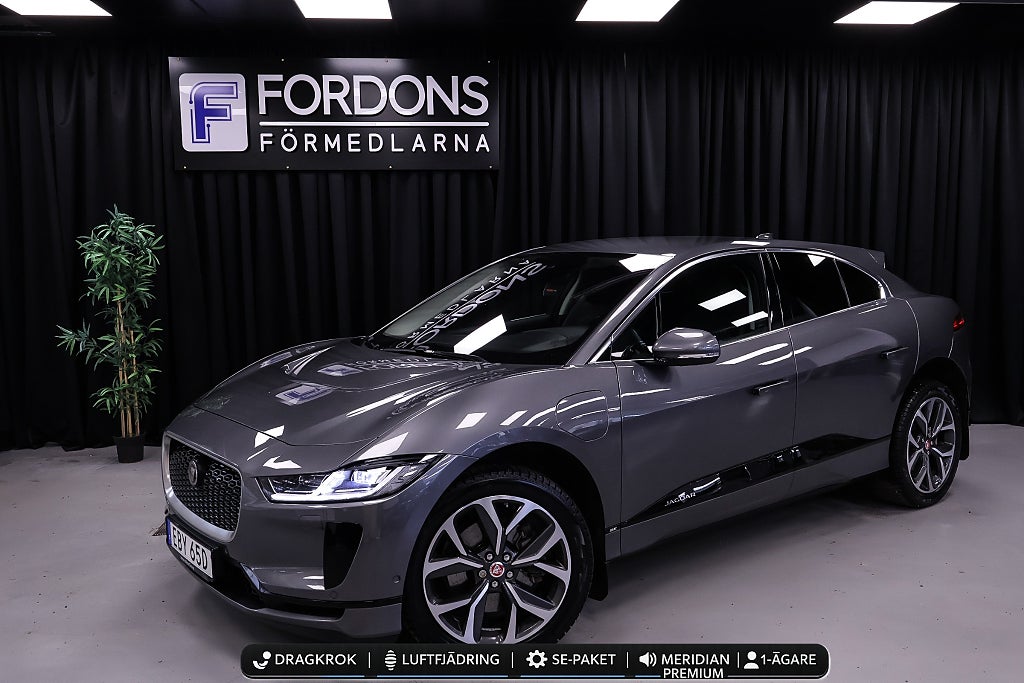 Jaguar I-Pace EV400 SE-PKT 400HK AWD DRAGKROK 1-ÄGARE LUFTFJÄDRING
