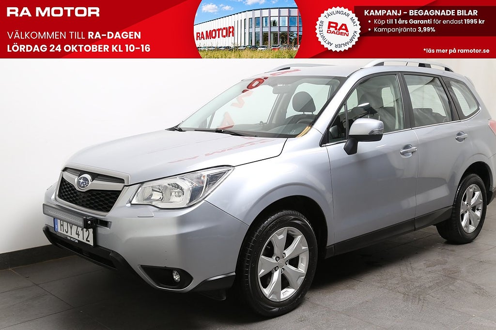 Subaru Forester 2,0D 147hk XS 4WD 1ägare Extraljus P-Värmare 2014
