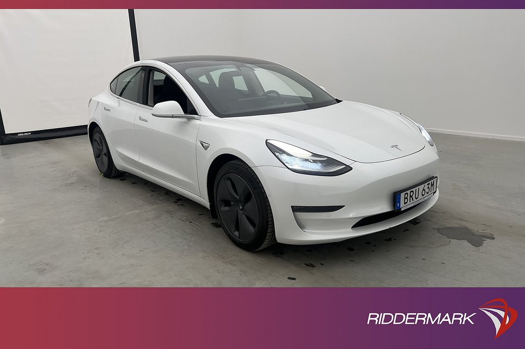 Tesla Model 3 Long Range AWD 440hk Autopilot Svensksåld MOMS