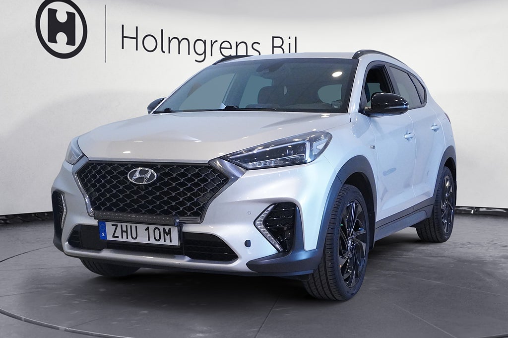 Hyundai Tucson 1.6 T-GDi DCT 4WD N-Line Performance, Dragkrok, Elstolar,