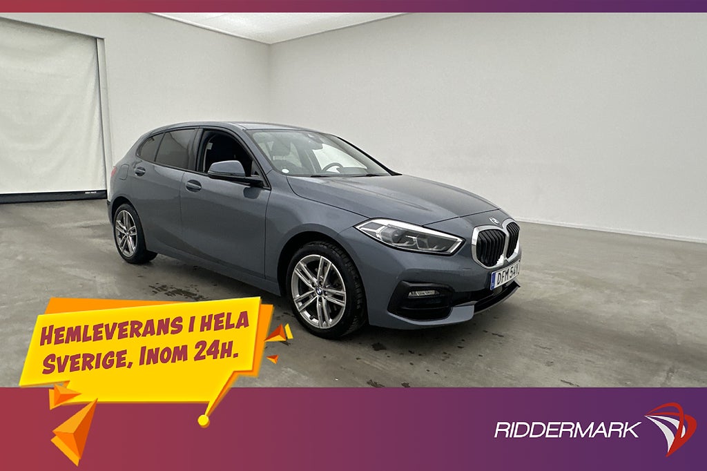 BMW 118I 140hk Sport line Kamera Navi Cockpit CarPlay