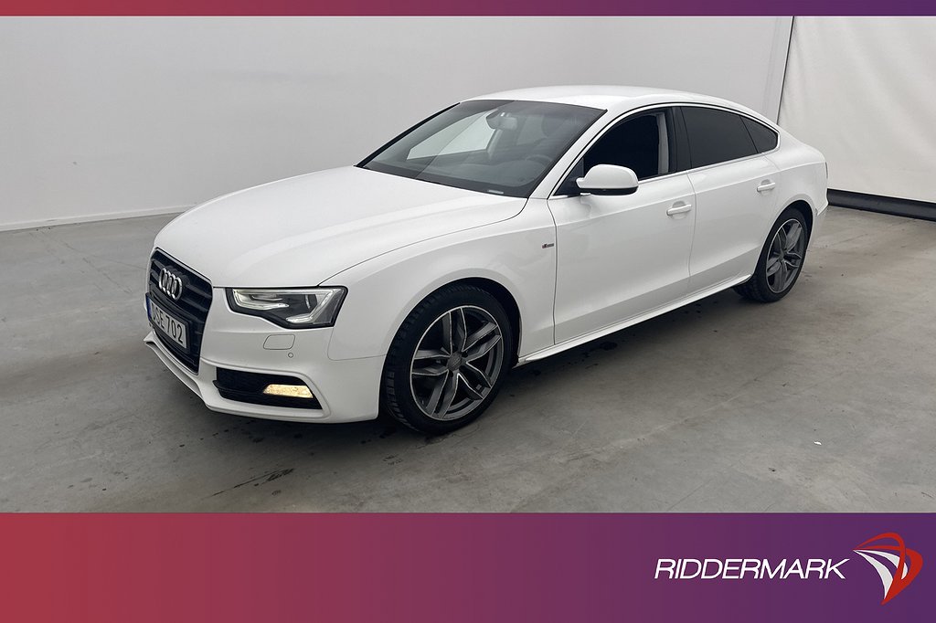 Audi A5 Sportback 1.8 TFSI 170hk S-Line Sensorer 0,58l/Mil