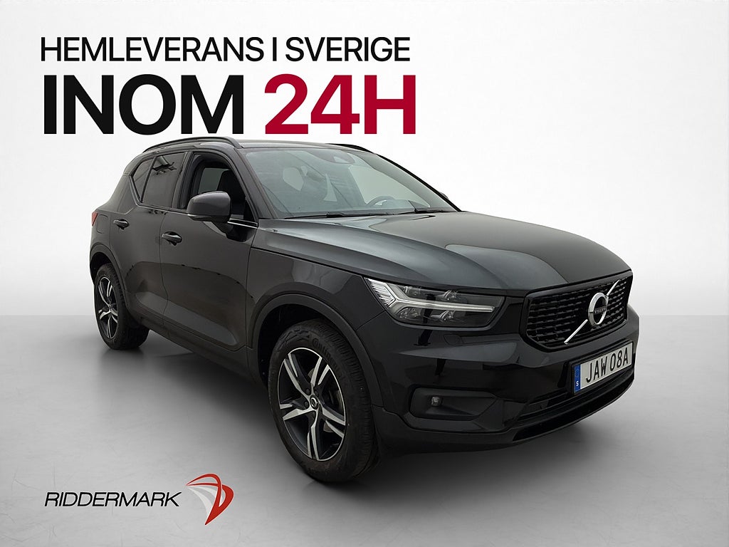 Volvo XC40 T3 163hk R-Design VOC Värmare Dragkrok Skinn