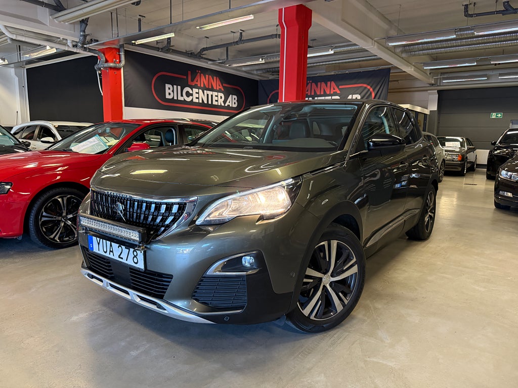 Peugeot 3008 1.6 BlueHDi 120 Aut Allure Drag Halvskinn PDC Ny servad