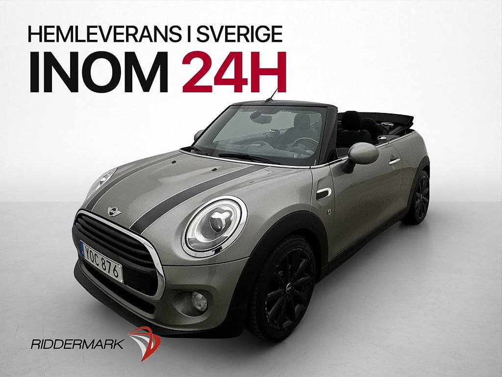 MINI Cooper Convertible 136hk Kamera Sensorer 2 Brukare