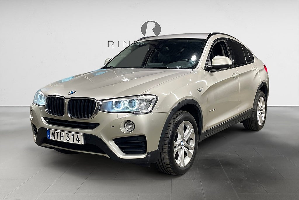 BMW X4 xDrive20d 190 HK AUT DRAG CARPLAY BACKKAMERA 0.50L/MIL
